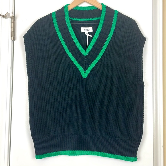 PISTOLA// Kiran Oversized Sweater Vest - Picture 3 of 7